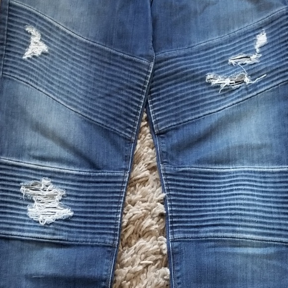 HUDSON BROOKLYN MOTO SUPER SKINNY JEANS - Picture 5 of 8